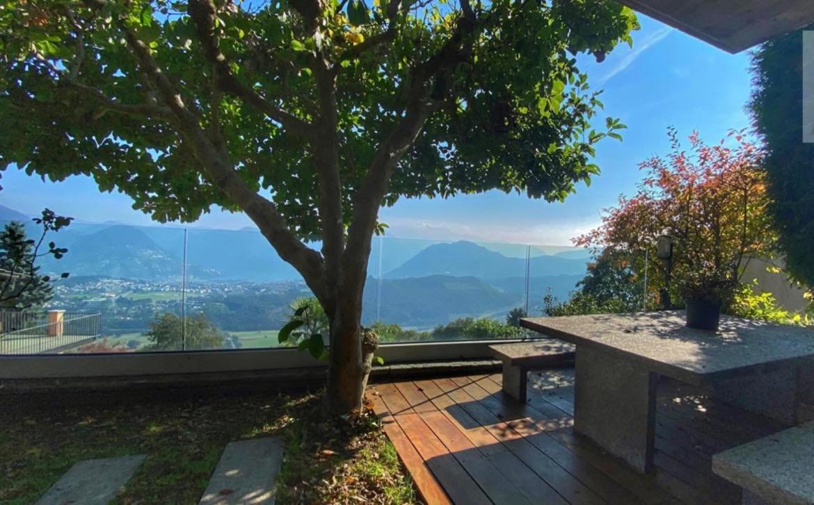 Family Suite With Garden And Amaizing View To Lugano กาเดอมาริโอ ภายนอก รูปภาพ
